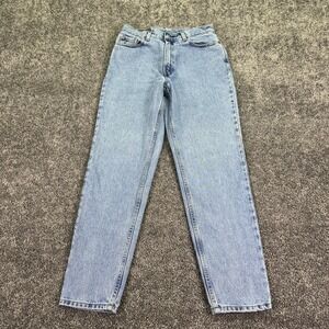 Vintage Levis 512 Jeans Womens 12 Blue Slim Straight Leg Denim Light Wash Casual